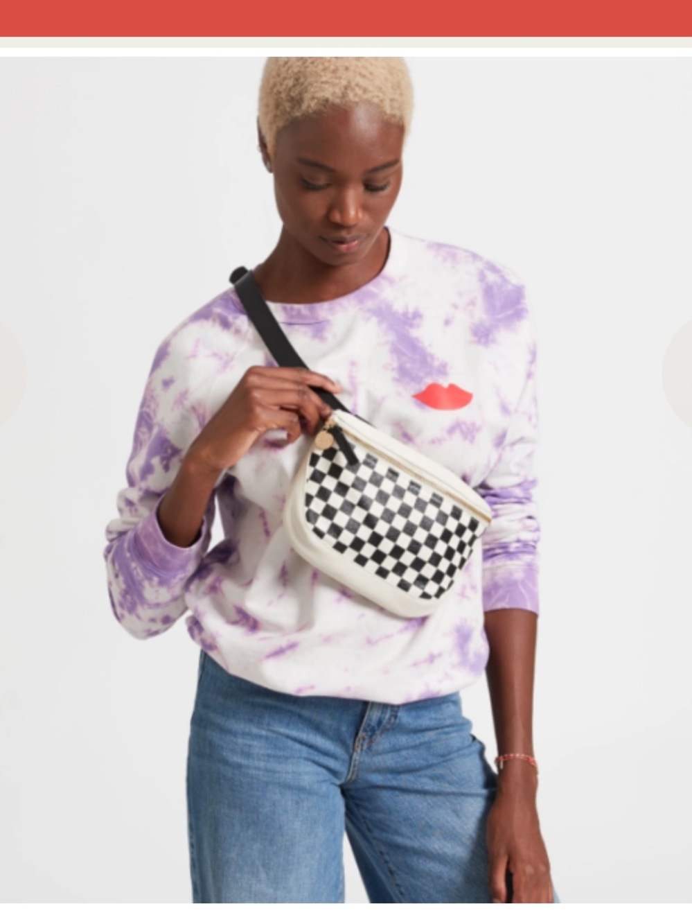 Clare V Checkers Fanny Pack Bag